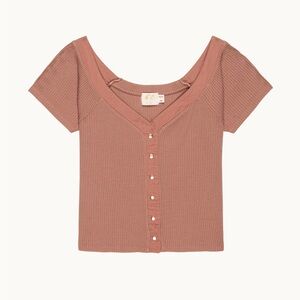 Nation Los Angeles 100% cotton Alessia top